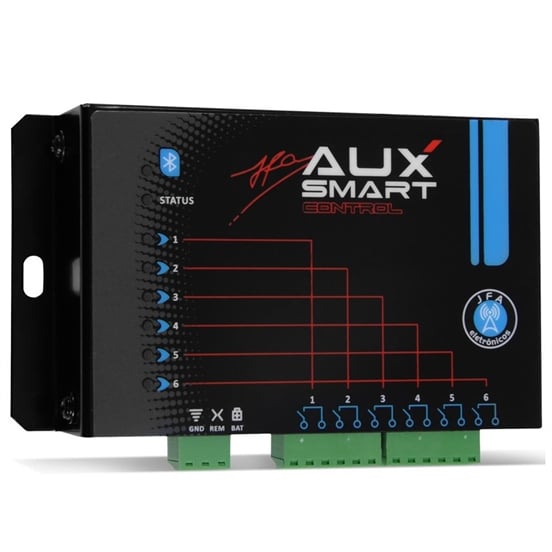 CONTROLE SOM AUXILIAR BLUETOOTH JFA 233 INTERFACE