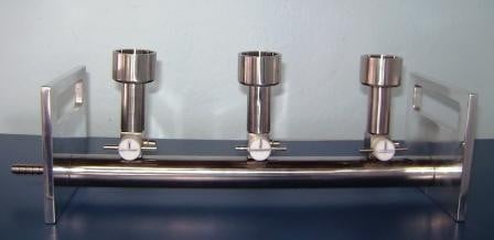 CONJUNTO DE FILTRAÇÃO MANIFOLD DE AÇO INOX 304