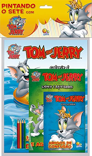Pintando o sete com Tom & Jerry: Kit c/ 3 livrinhos
