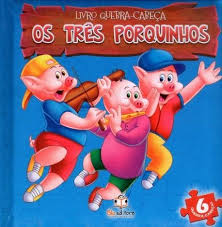 Os três porquinhos - Col. Livro quebra-cabeça
