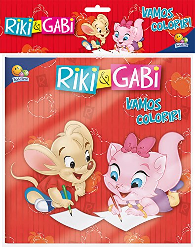 Riki & Gabi: Col. Vamos colorir! - Kit Livro c/ lápis de cor