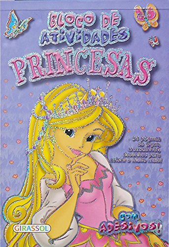 Bloco de atividades princesas: Lilás