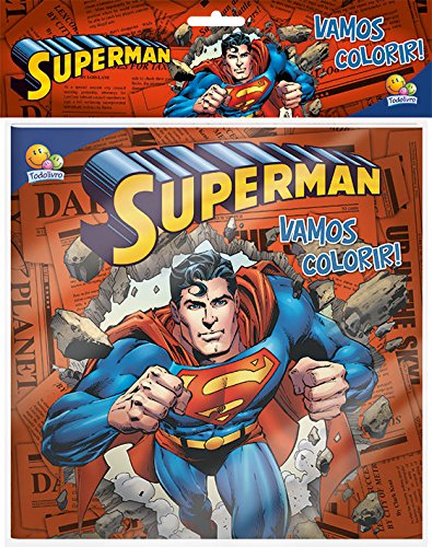 Superman: Col. Vamos colorir! - Kit Livro c/ lápis de cor