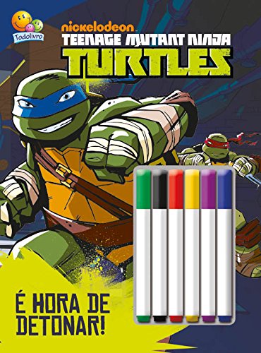 Teenage Mutant Ninja Turtles: Col. Colorir e atividades com canetinha