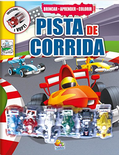 Pista de corrida: Col. Brincar- aprender - colorir