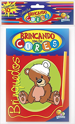 Brincando com as cores - Solapa média com 10 livros