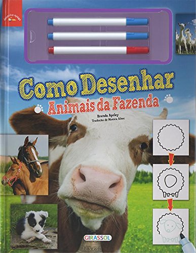 Animais da fazenda: Col. Como desenhar