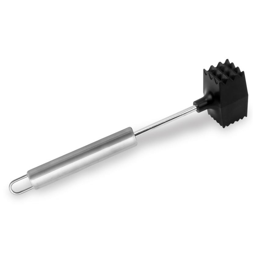 Martelo Para Amaciar Bife, Carne - Batedor De Carne - Inox/Plastico