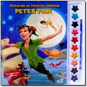 Pintando as histórias clássicas: Peter Pan - Livro com aquarela