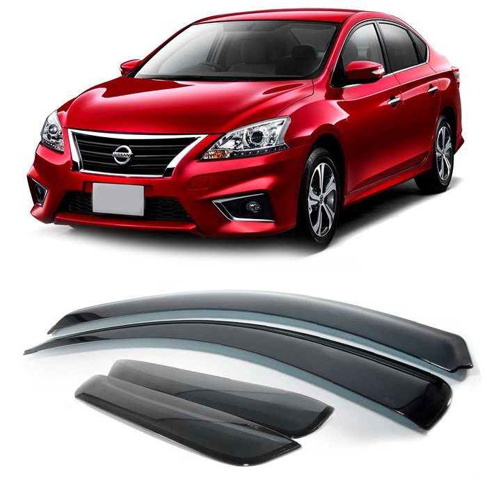CALHA CHUVA NISSAN SENTRA 2014 A 2020 - 4 PORTAS