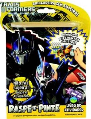 Transformers Prime: Raspe e pinte - Livro de atividades