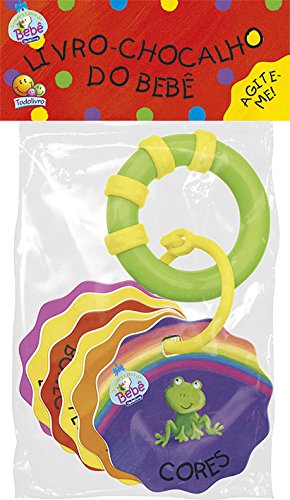 Cores: Livro-chocalho do bebê