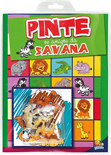 Pinte os amigos da savana - Vamos pintar!