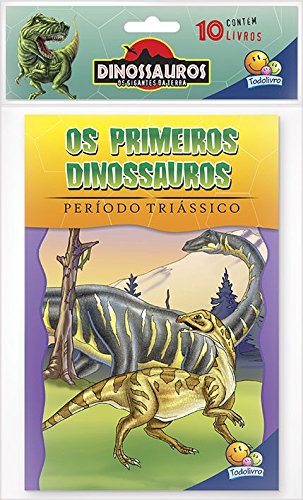 Dinossauros: Os gigantes da terra - Solapa média com 10 livros
