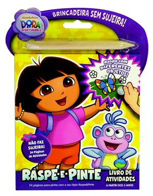 Dora a aventureira: Raspe e pinte - Livro de atividades
