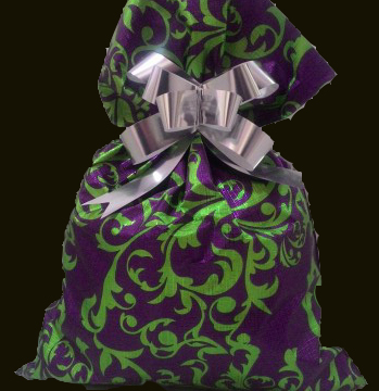 Saco soft touch - roxo/verde limão: 20x29 c/ 50 un