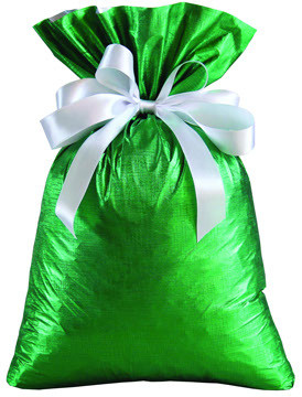 Saco soft touch - verde: 25x37 c/ 50 un