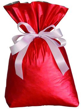 Saco soft touch - vermelho: 25x37 c/ 50 un