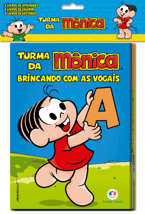 Turma da Mônica - Solapa média com 8 livros