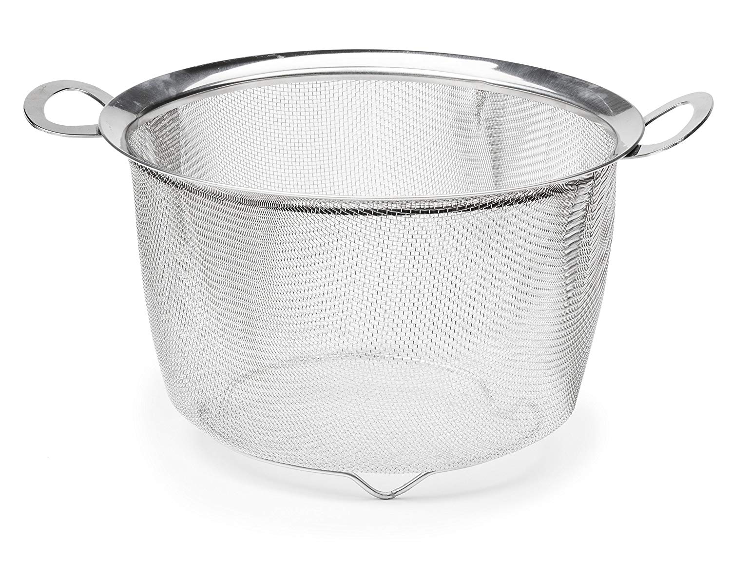 Escorredor de Macarrão Massas Arroz Redondo Inox 21cm