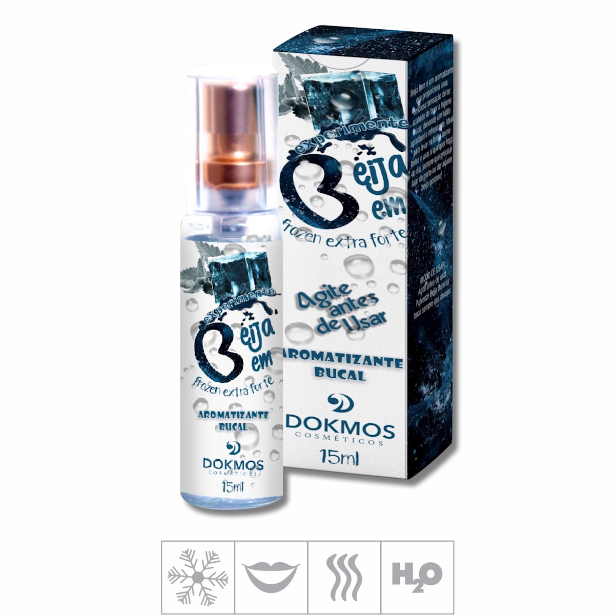 AROMATIZANTE BUCAL DOKMOS BEIJA BEM 15ML FROZEN