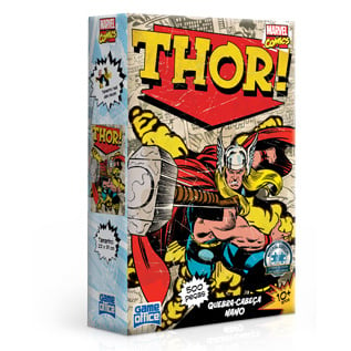 QUEBRA CABEÇA MARVEL COMICS THOR 500 PEÇAS NANO