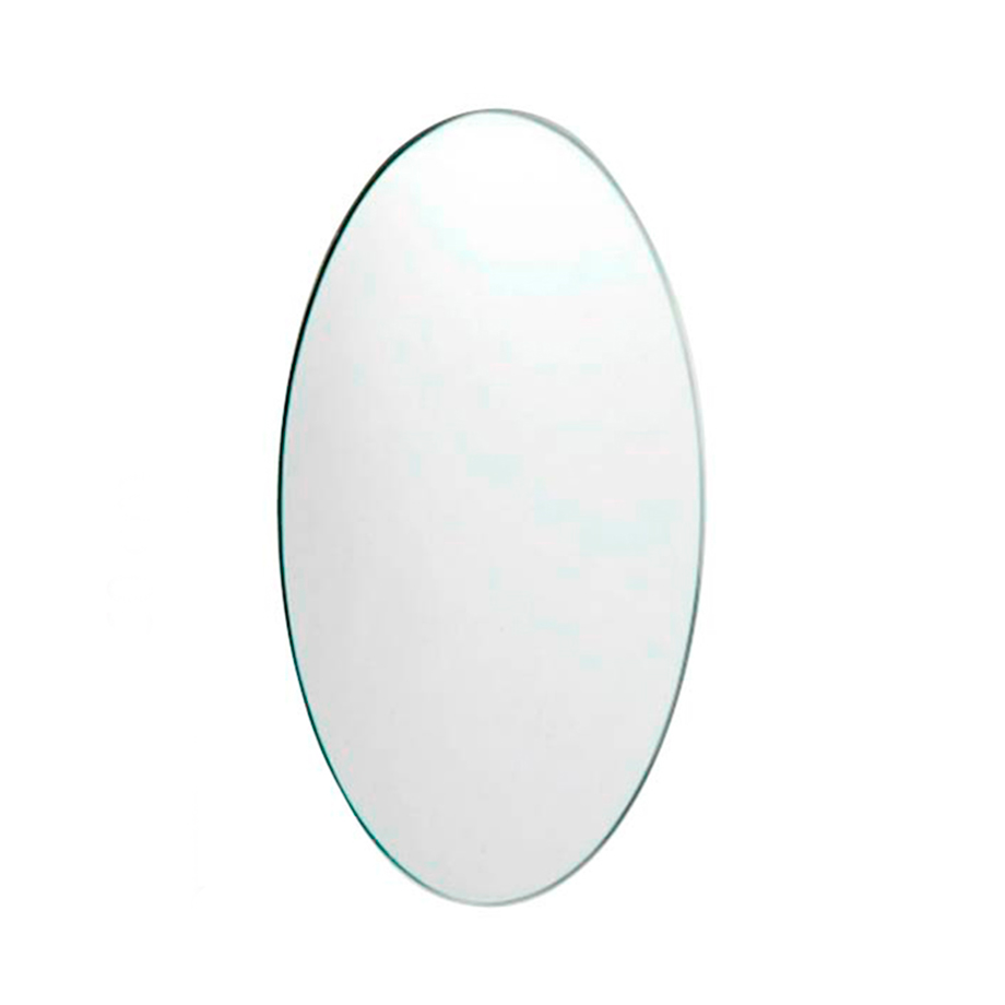 Espelho Multiuso Lapidado Pendurador 60x40cm Oval