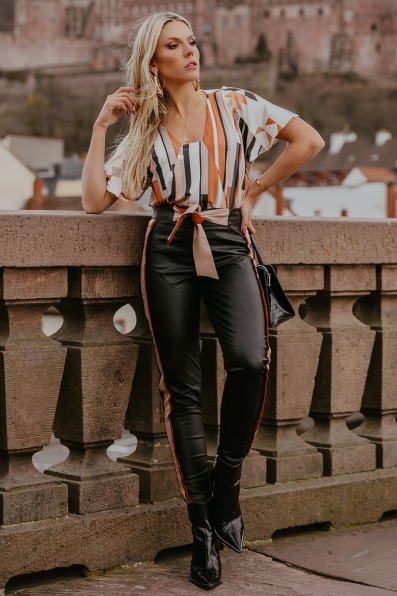 CONJUNTO KÍMIKA EM DUAS PADRONAGENS ESTAMPADO