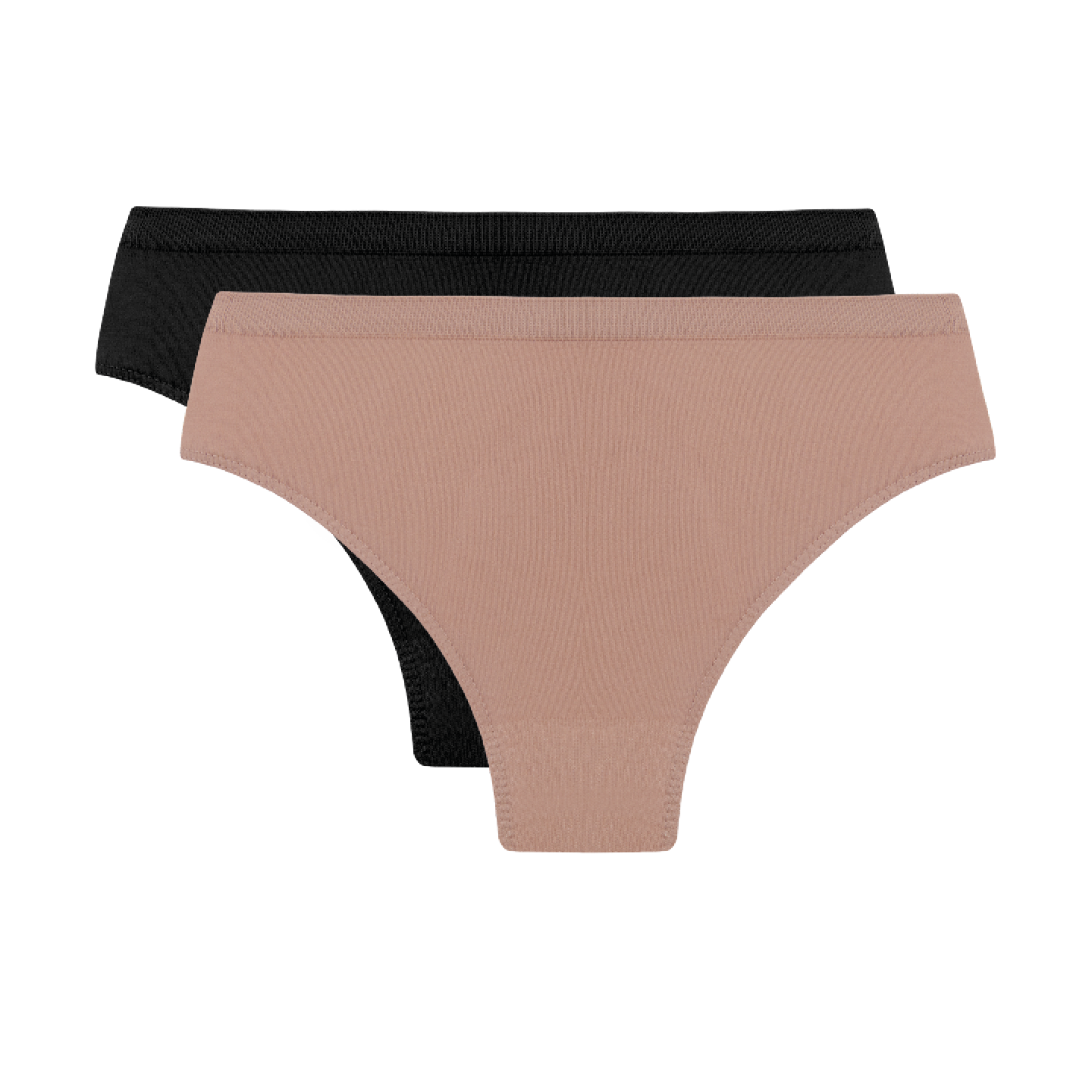 KIT COM 2 CALCINHAS COS ALTO S/ COSTURA TRIFIL