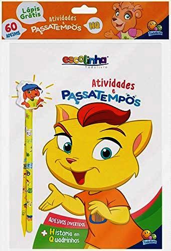 Atividades e passatempos: Kit Livro + Lápis-Borracha - Col. Escolinha
