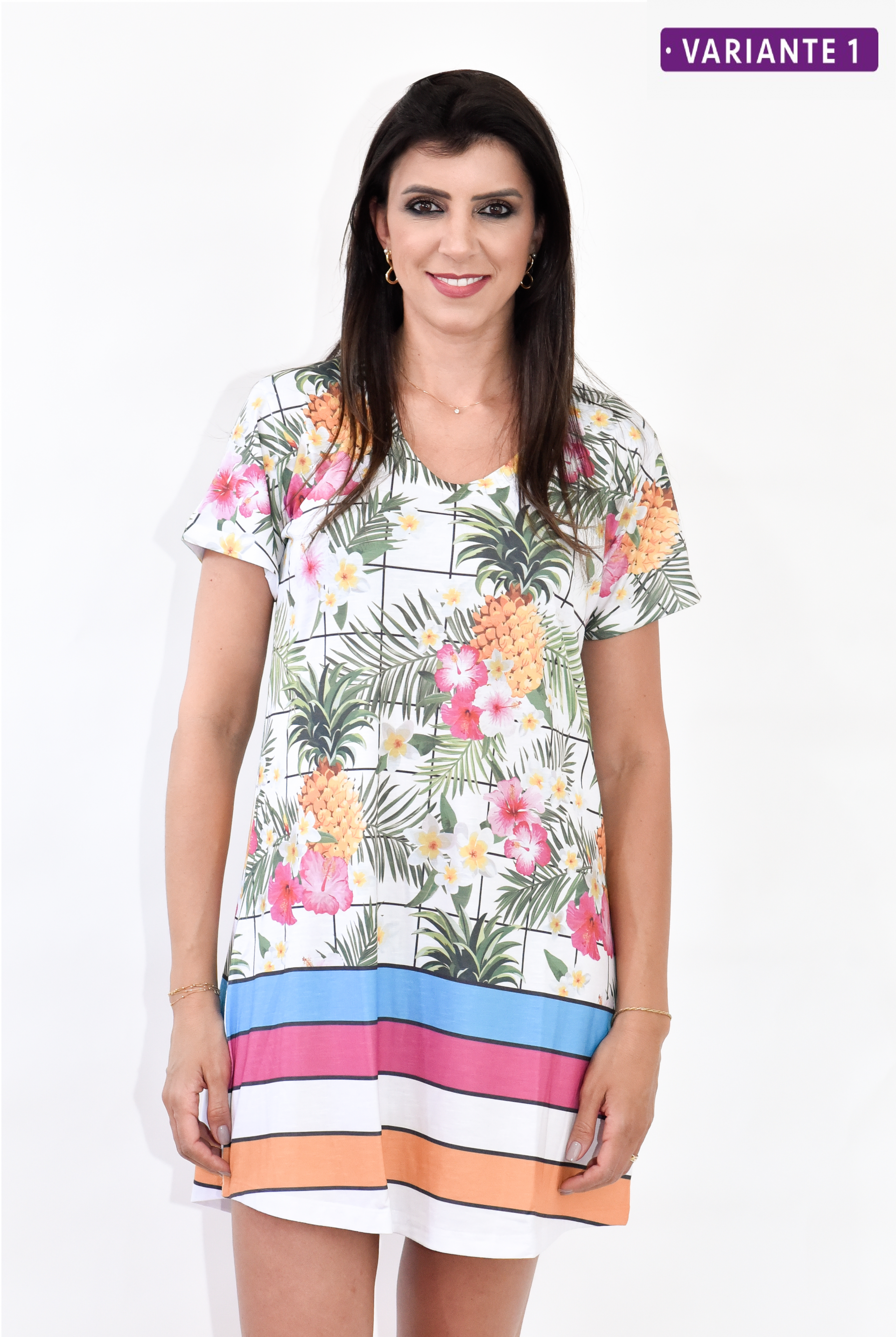 CAMISOLA ESTAMPA TROPICAL