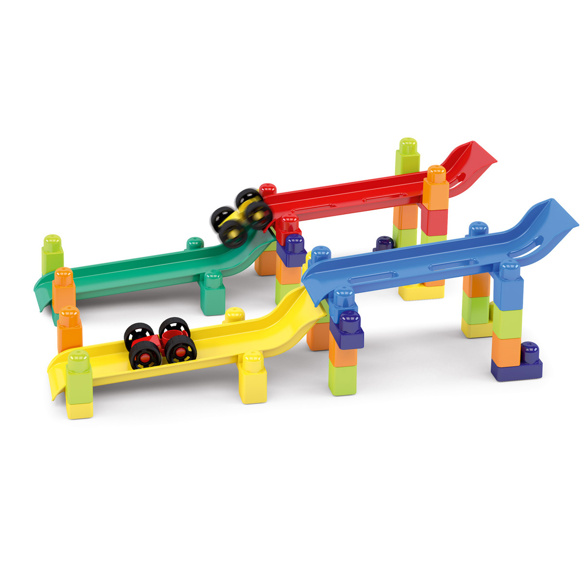 Brinquedo Carrinho com Rampa Maluca infantil MK367 DISMAT