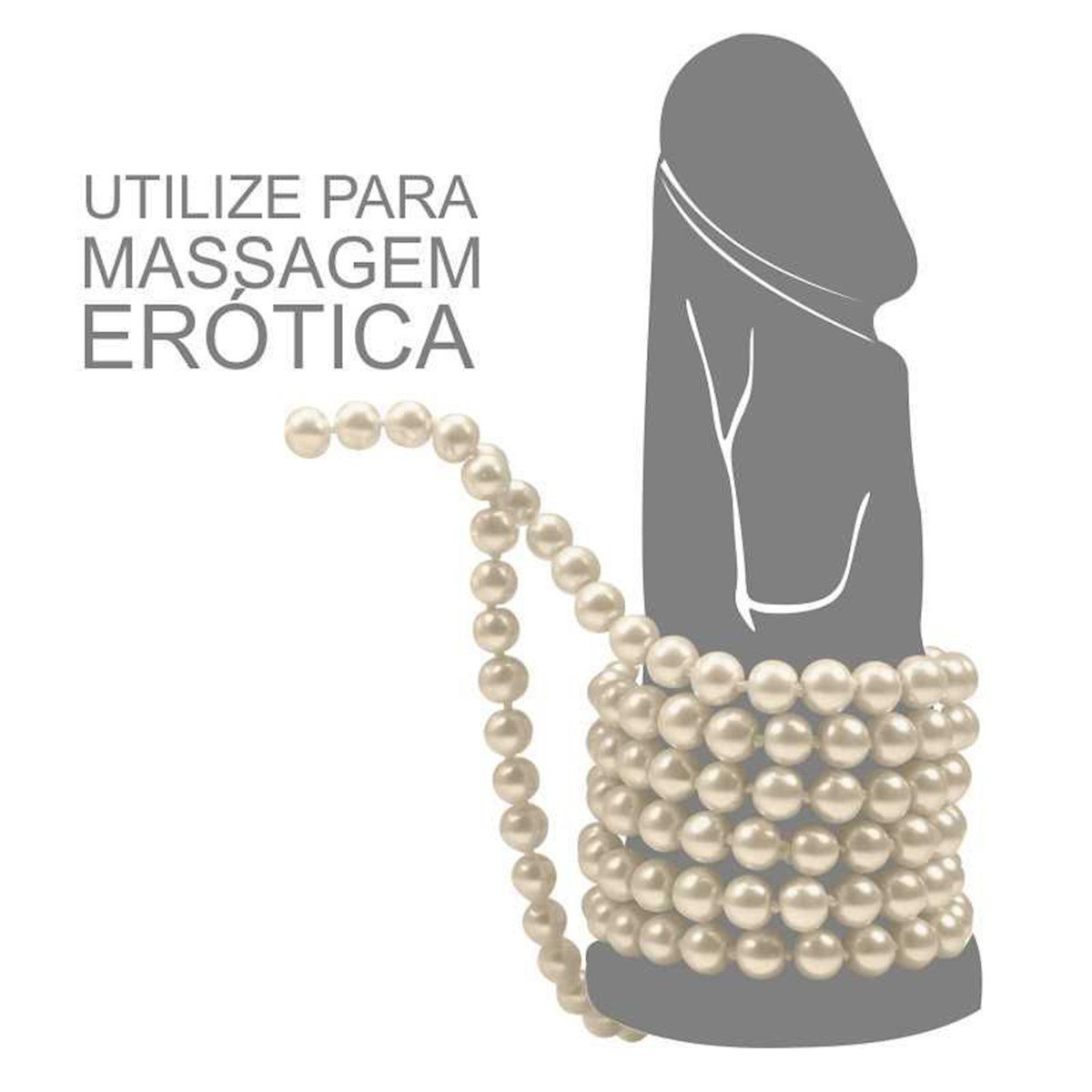 COLAR DE PEROLAS PARA MASSAGEM SENSUAL PEROLA 