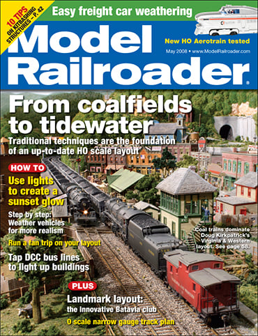 Usado - Revista Model Railroader - May - 2008