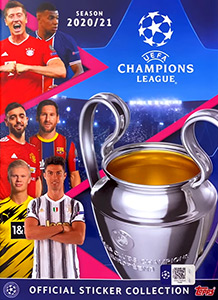 Álbum oficial Ilustrado UEFA Champions League 2020/21 - Capa Cartão