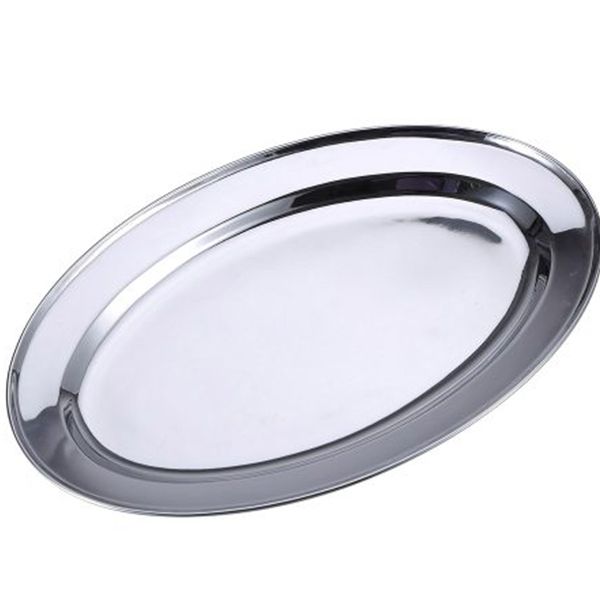 Bandeja Oval Bene Casa 20cm Aço Inox 