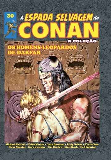 Os homens-leopardos de Darfar: Col. A espada selvagem de Conan - Vol. 30