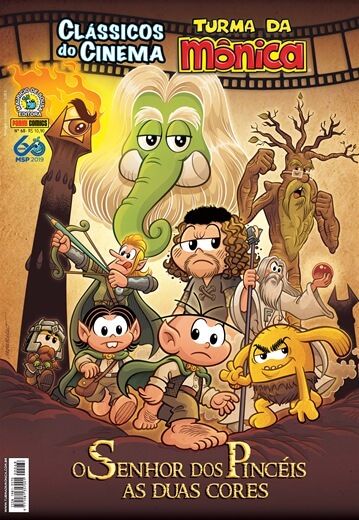 Clássicos do cinema: Turma da Mônica 68 - O Senhor dos Pincéis - As Duas Cores