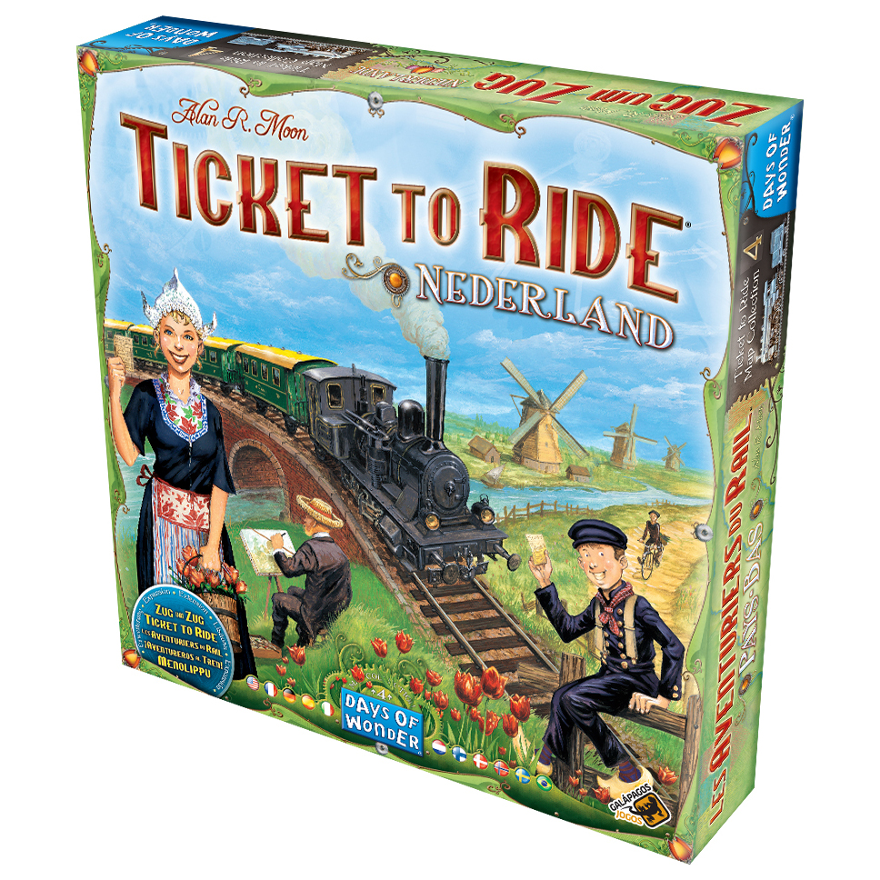 TICKET TO RIDE NEDERLAND EXPANSÃO