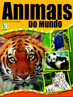 Animais do mundo - Kit c/ livro ilustrado e figurinhas