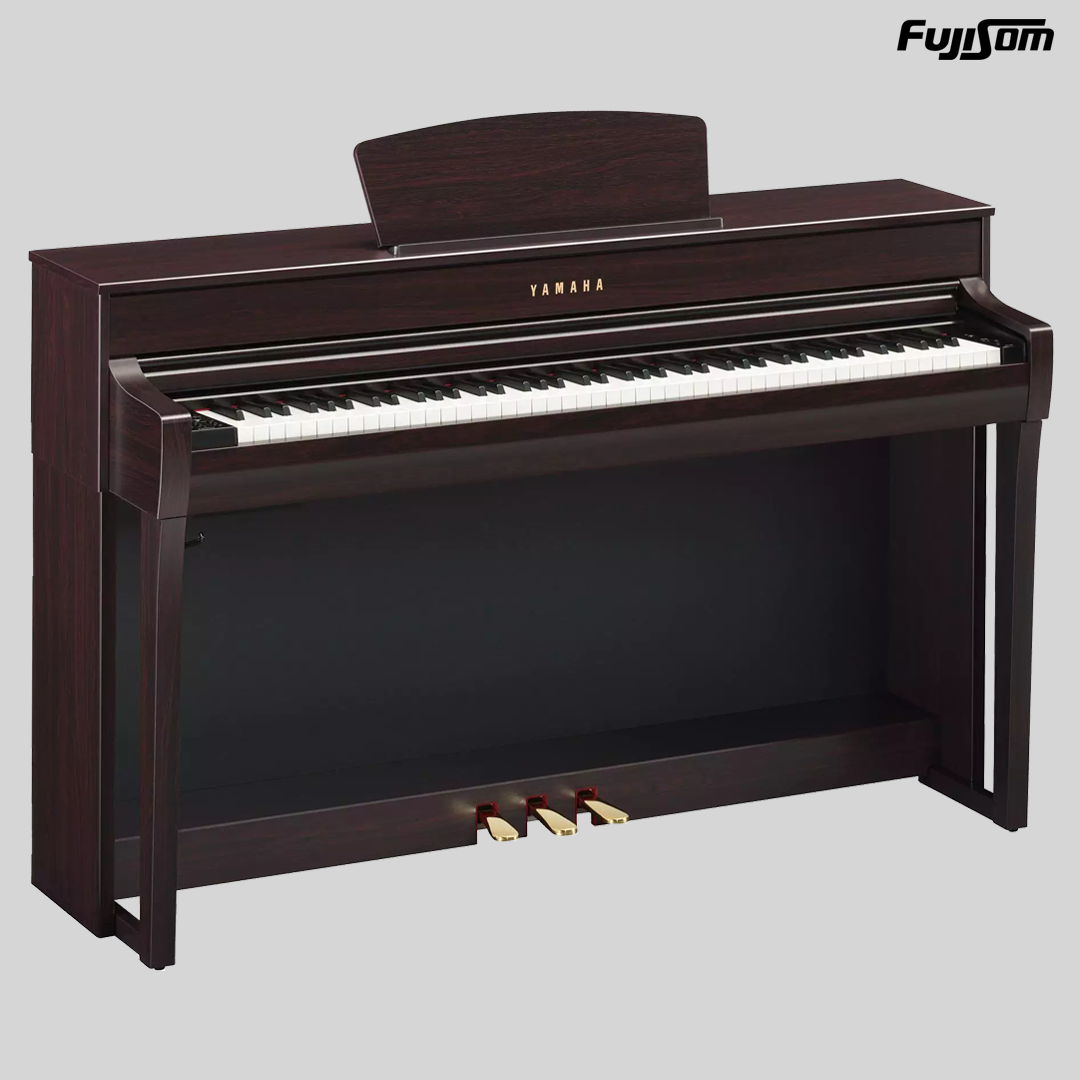 PIANO DIGITAL YAMAHA CLP-735R CLAVINOVA MARROM 88 TECLAS