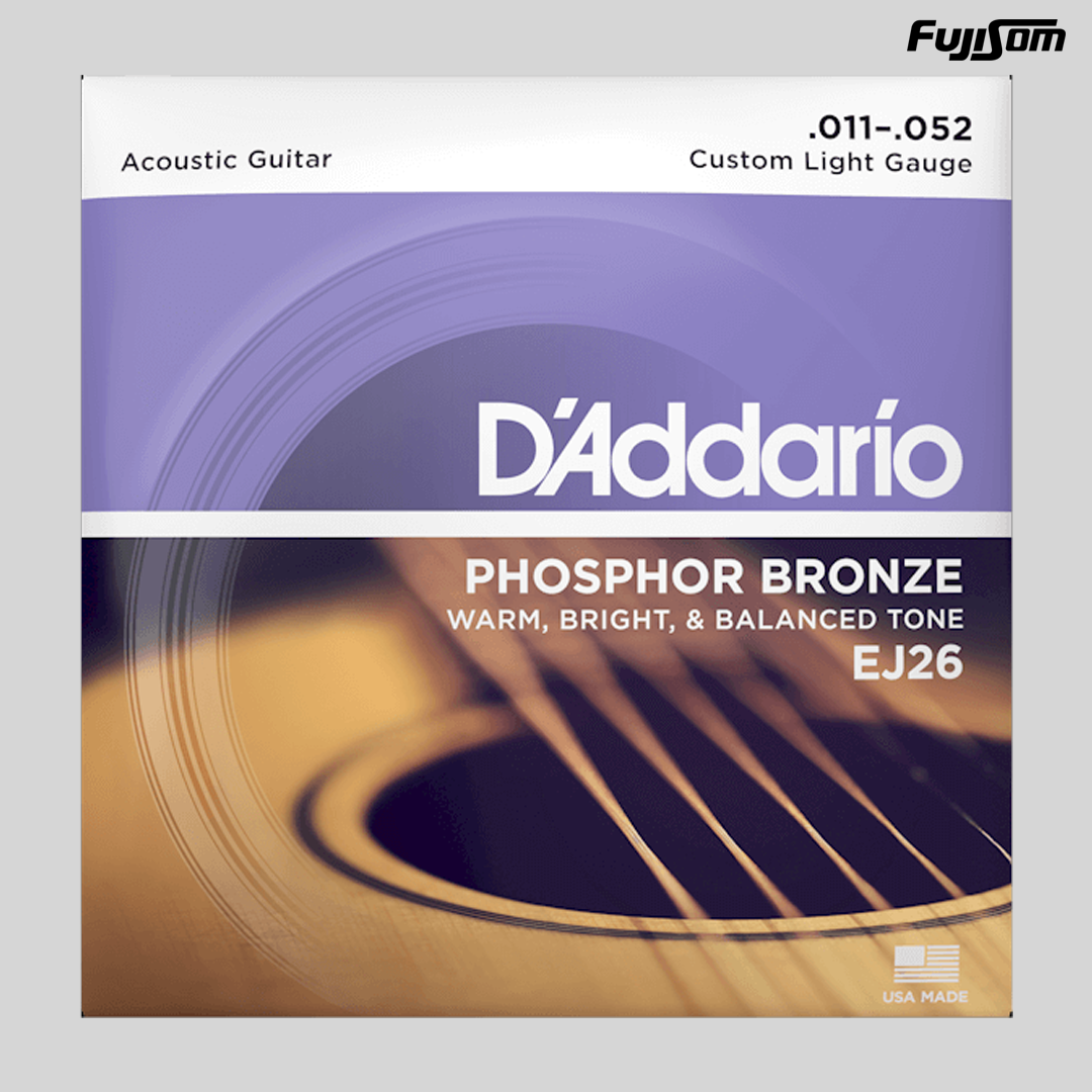 ENCORDOAMENTO DADDARIO PARA VIOLÃO AÇO 011 EJ-26