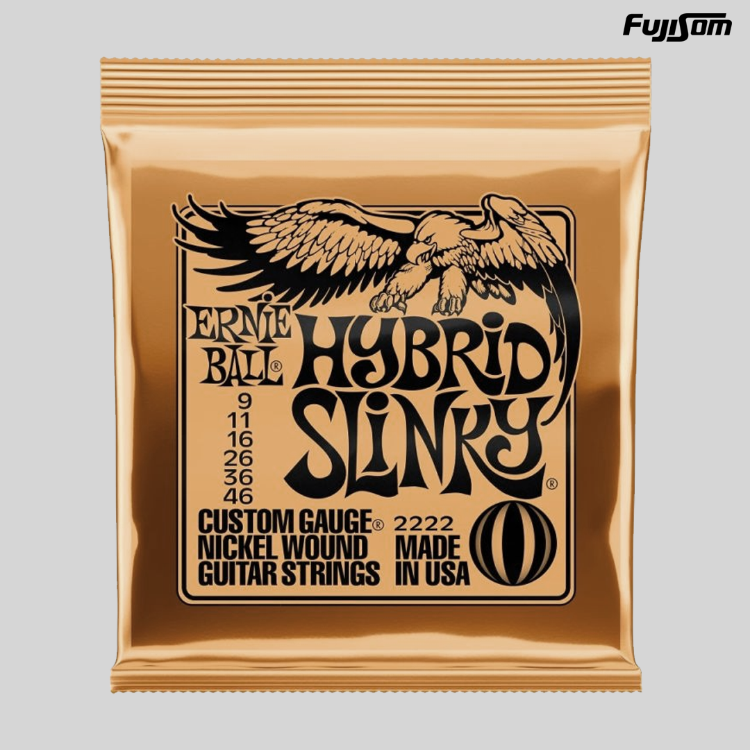 ENCORDOAMENTO ERNIE BALL PARA GUITARRA 2222 009 HIBRID SLINKY