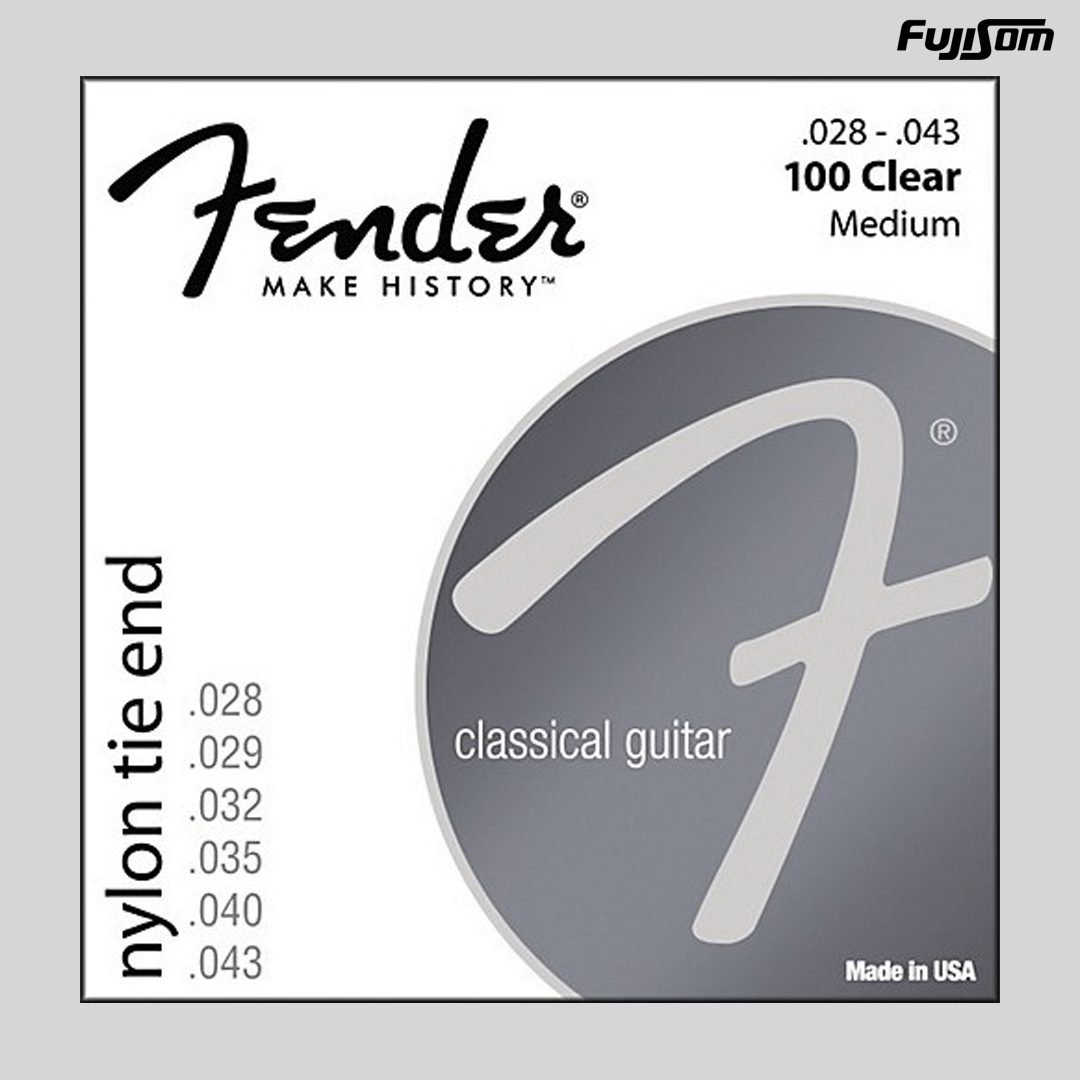 ENCORDOAMENTO FENDER PARA VIOLÃO NYLON 100CLR