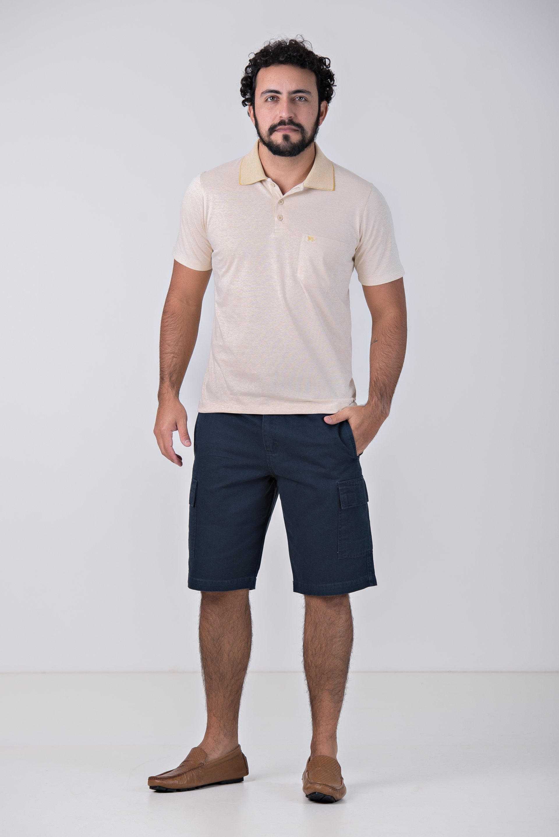 Camisa Polo Griffo Modal - Várias Cores e Tamanhos