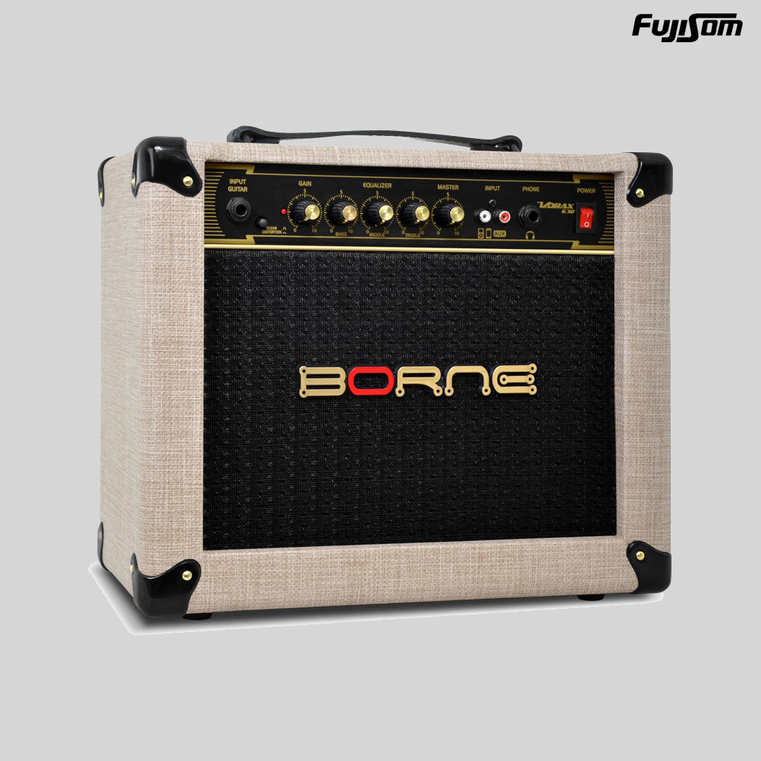 AMPLIFICADOR BORNE PARA GUITARRA VORAX 630 25W PALHA