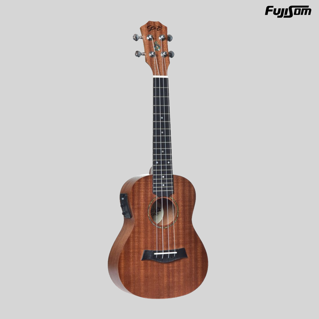 UKULELE SEIZI CONCERT BALI ELÉTRICO SAPELE