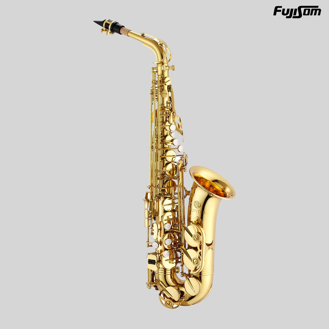 SAX ALTO JUPITER JAS-500 AFINAÇÃO Eb GOLD LACQUER