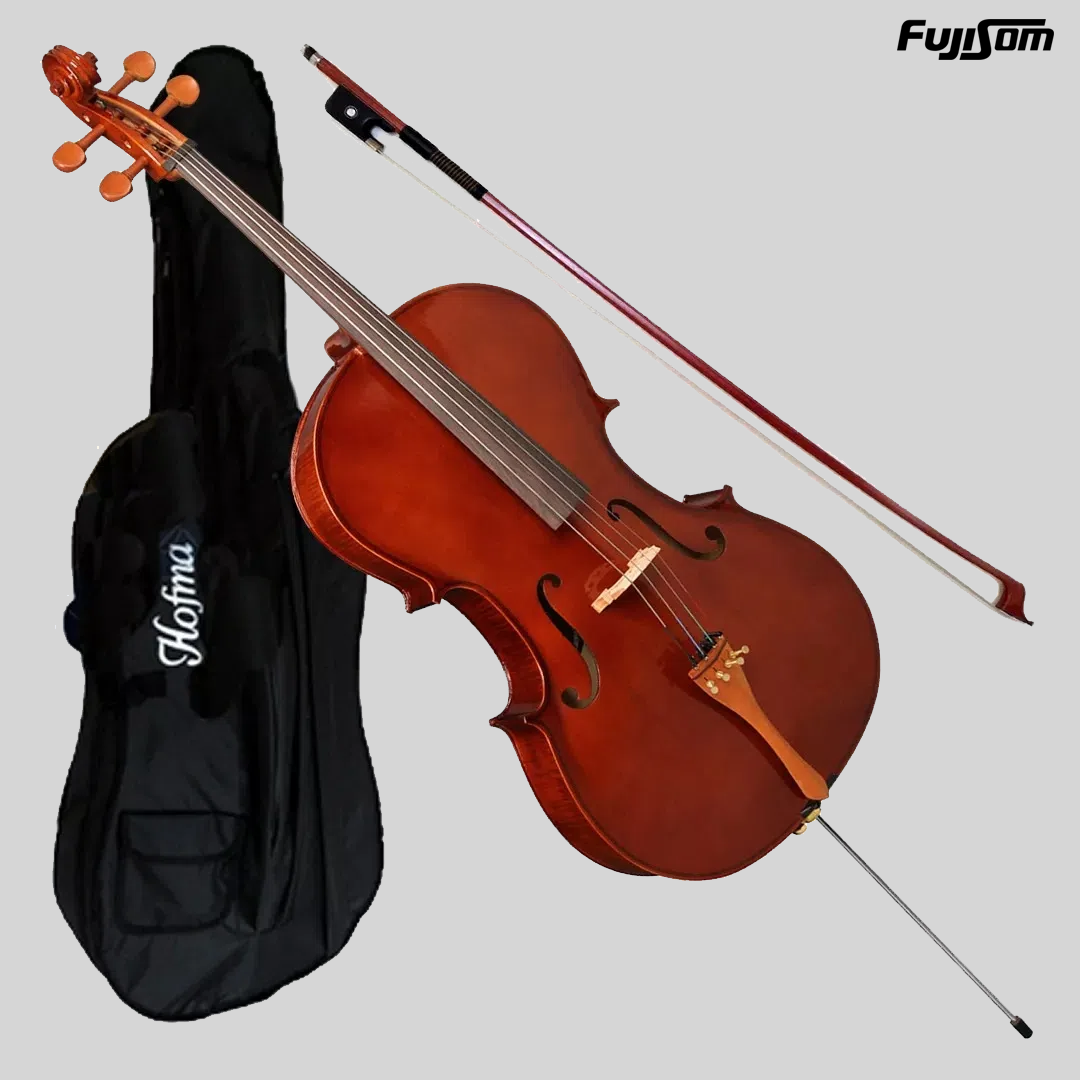 VIOLONCELO HOFMA 4/4 HCE-100 COM ESTOJO LUXO