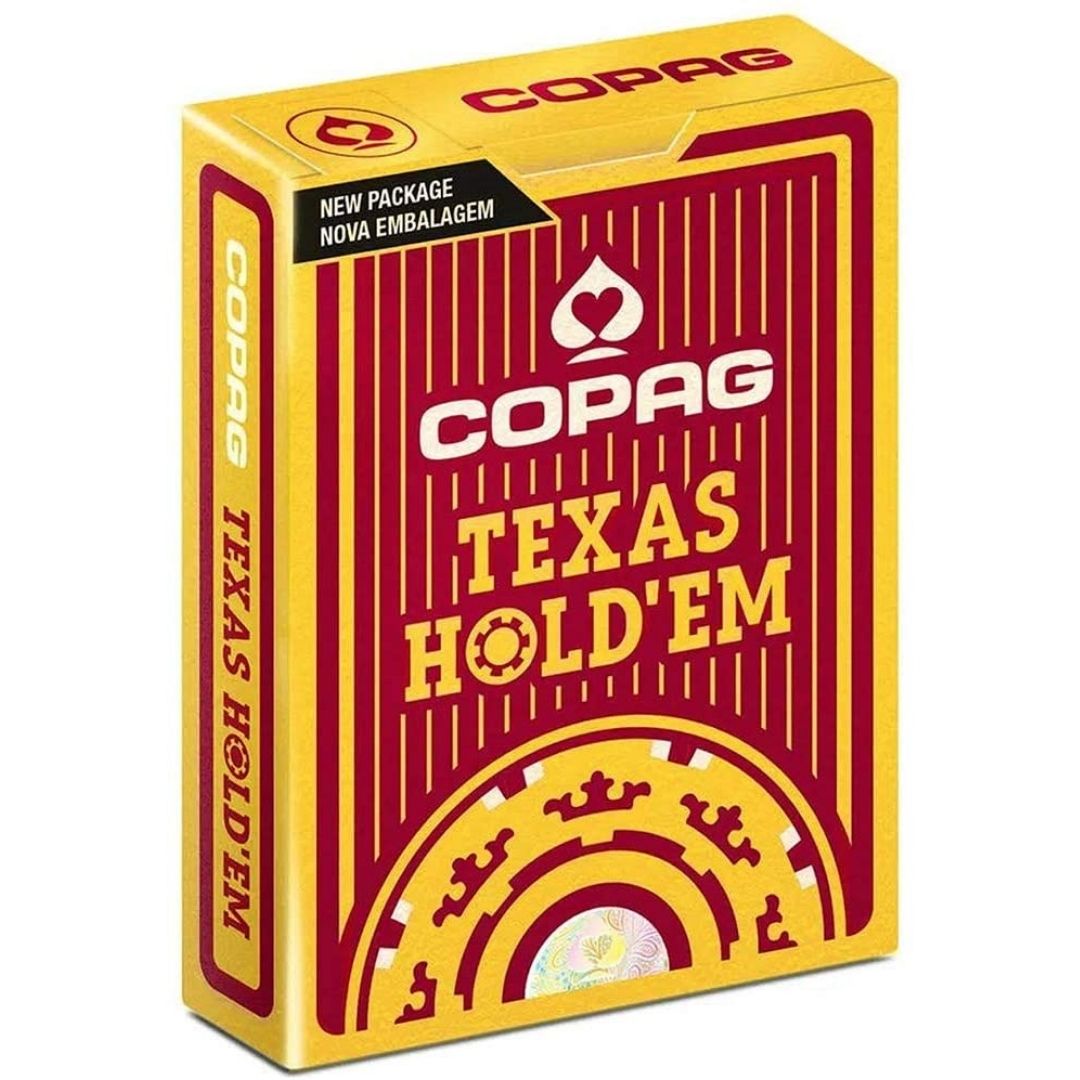 BARALHO TEXAS HOLDEM VERMELHO
